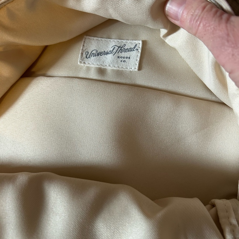 Universal Thread Cream Mini Backpack With Embroid… - image 2